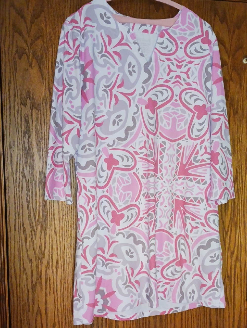 Women's Light Bare UPF + Uv Protection V Notched Dress